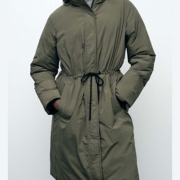 ZARA Reversible Anorak Puffer Jacket sz. S - Picture 8 of 8